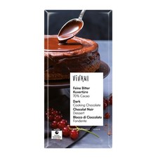 Vivani Dark Cooking Chocolate Vegan Organic 200g - 4 Pack