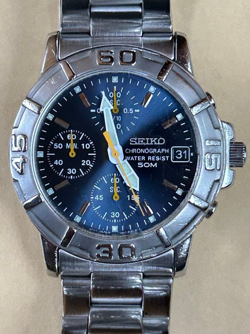 Цифровой фотоаппарат SEIKO chronograph dark blue
