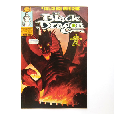 The Black Dragon #6 (1985) Chris Claremont John Bolton Epic Marvel Comics Z 1 VF