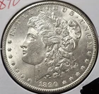 A 1890 Morgan Silver Dollar UNC Choice BU