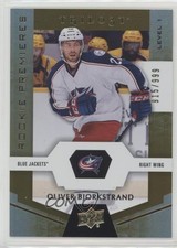 2016 Upper Deck Trilogy Rookie Premieres Level 1 /999 Oliver Bjorkstrand #72 0a7