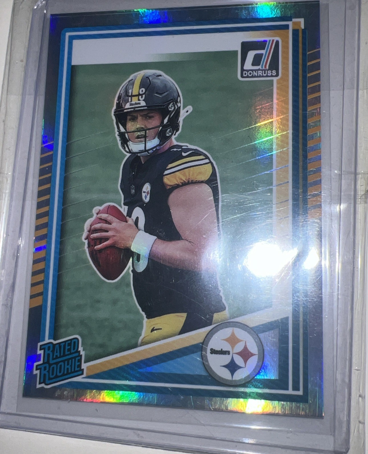 2025 Will Howard (RC) Panini Donruss Rated Rookies Silver NO NAME SP