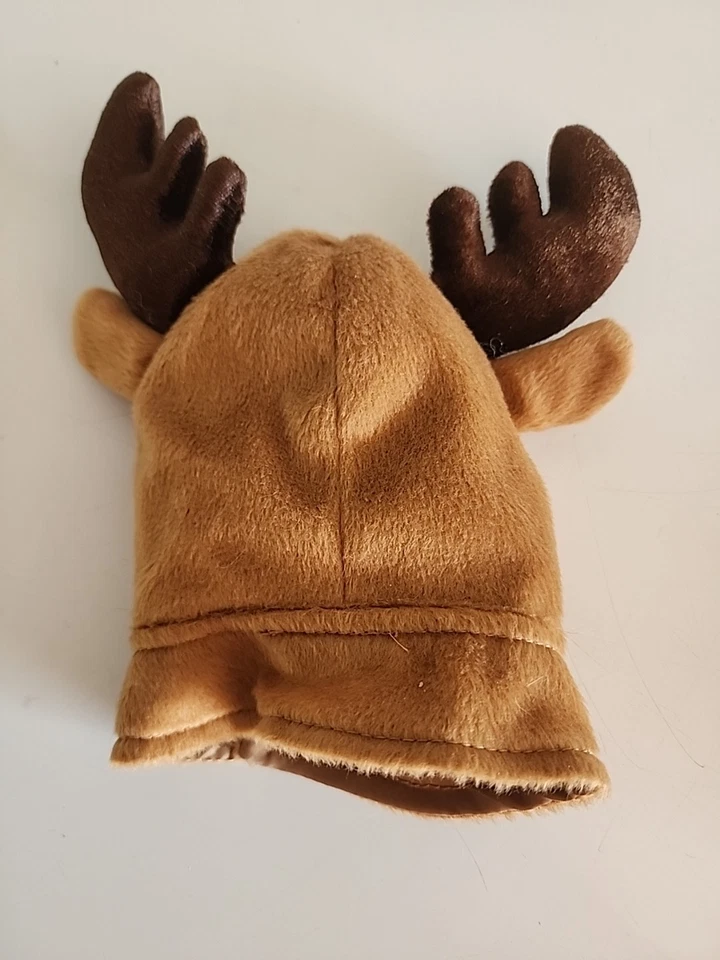 Disfraz de reno mascota sombrero para gato o perro pequeño traje de Navidad Foto 2 de 4