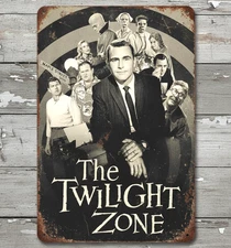 The Twilight Zone 8 x 12 Vintage Novelty Metal Sign Made In USA