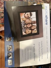 PhotoShare by simply smart home 8 inch espresso wifi frame