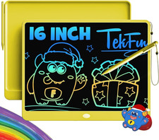 LCD Writing Tablet for Adults, Large Doodle Board, 16 Inch Colorful Drawing Tabl