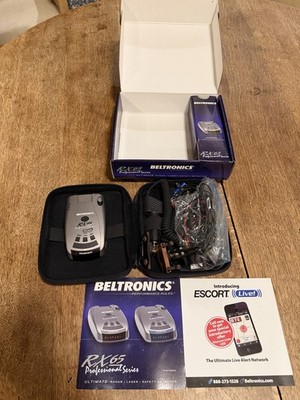 Beltronics RX65 Professional Series Ultimate Radar/Laser Safety Detector