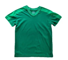 Hanna Andersson Green Keep Cool V-Neck Tee, size 150, GUC,  80448