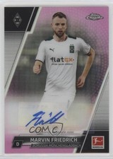 Marvin Friedrich Chrome Bundesliga 2021/22 Pink Refractor /75 Auto