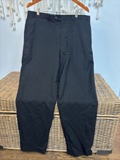 Vtg Lauren Ralph Lauren Total Comfort Wool Slacks Black Canada Made Union 36X31