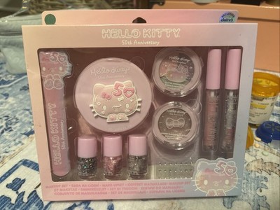 Hello Kitty 50 Anniversary LE Pr Box Set Wet N Wild 15 Piece Set. NEW & SEALED
