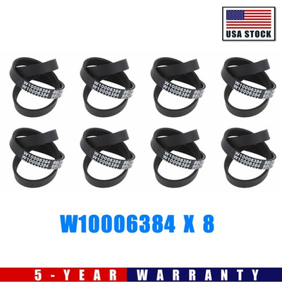#ad #ad 8 Pack W10006384 Washer Belt fit Whirlpool Maytag Washers AP6014712 PS11747978 $20.79