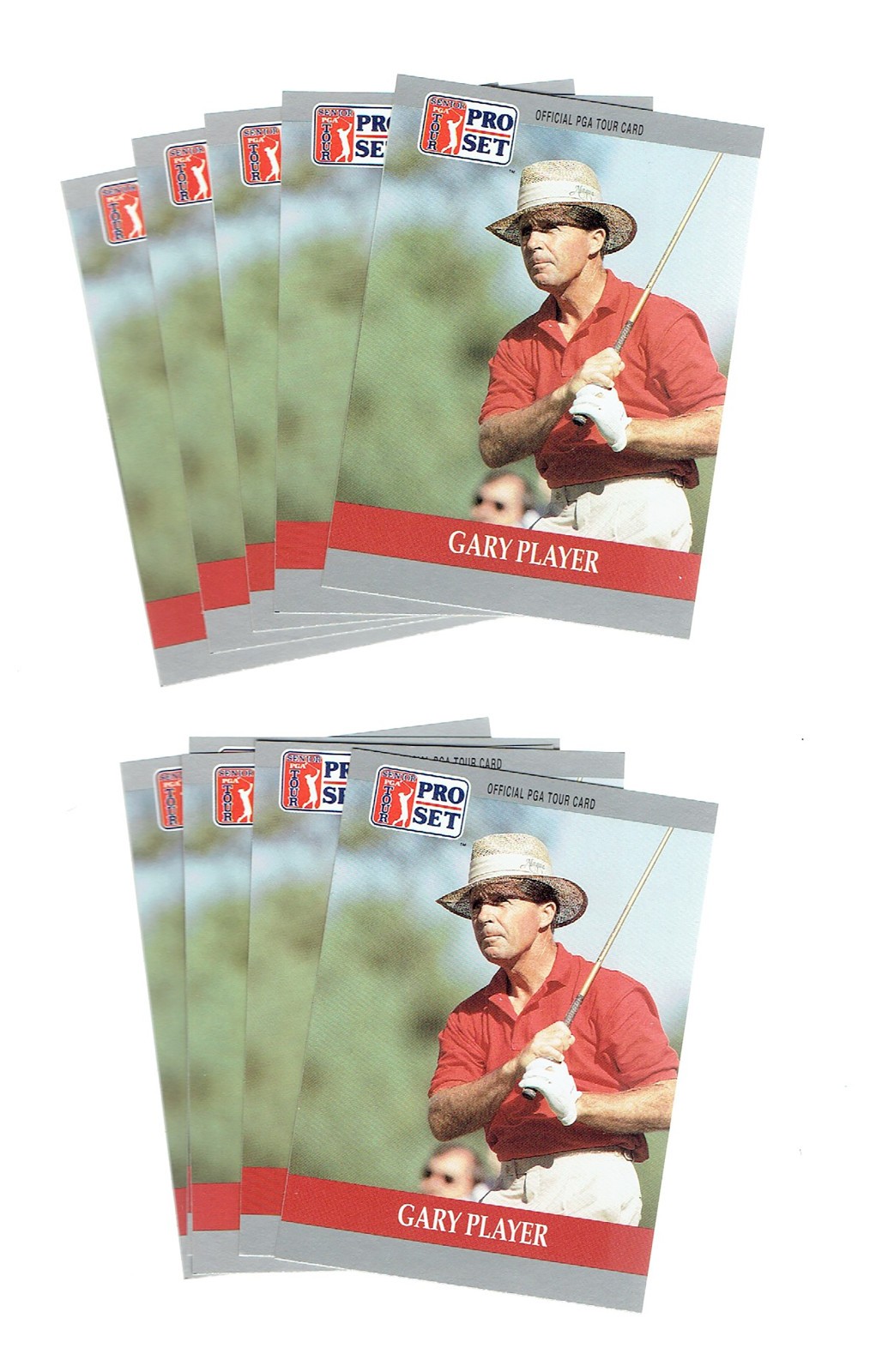 1990 Pro Set PGA Tour #79 Gary Player LOT OF 10