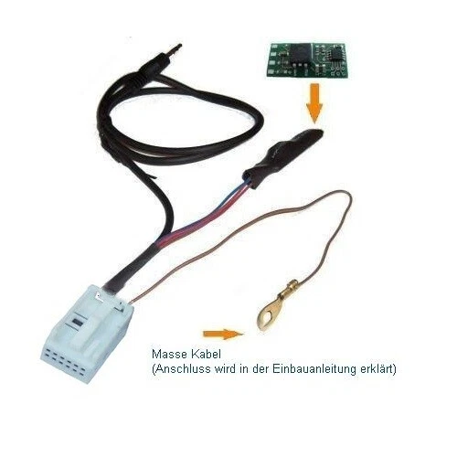 Aux IN Interface Câble Adaptateur Convient pour Seat GPS Système Audio CD03 - Photo 3/4