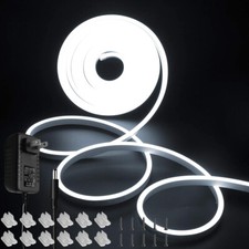 Waterproof Led Neon Strip Lights 32.8ft 110v 24v Silicone Flexible Rope Tube Waterproof Led Neon Strip Lights 32.8ft 110v 24v Silicone Flexible Rope Tube