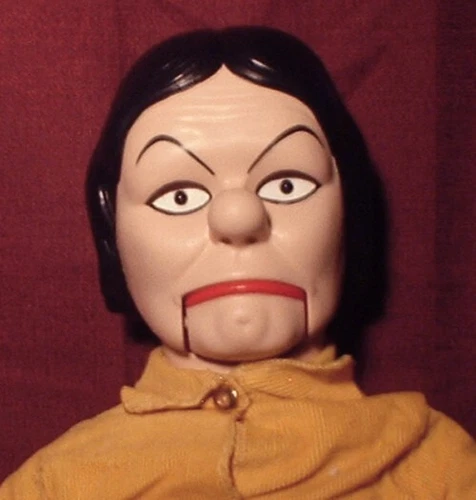 HAUNTED Creepy Ventriloquist doll "EYES FOLLOW YOU"  dummy puppet oddity