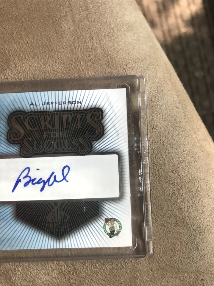 2005-06 Al Jefferson SP Signature Edition Scripts for Success 24/200 Auto NM+ - Image 3 of 4