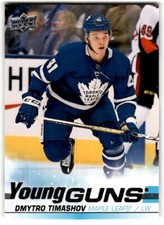 2019-20 Upper Deck Young Guns Dmytro Timashov Rookie #460 Toronto Maple Leafs