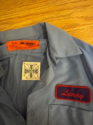 Deadstock Vintage West Coast Choppers Long Sleeve Button Up Work