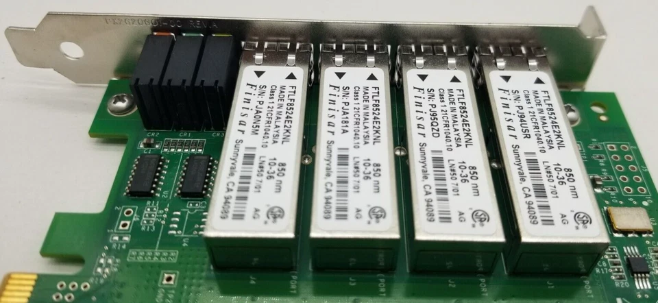 HP Qlogic 4-port 4Gb Fiber Channel Adapter QLE2464-HP - Image 4 of 4