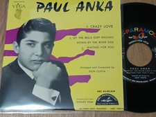 EP  45t 7" Vinyl - Paul Anka – Crazy Love  1958 ex /NM proche neuf