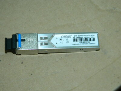 NEW COMNET SFP-22A 1000FX 1310 OPTICAL FIBER TRANSCEIVER