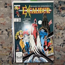 Excalibur #1 Rare (1988 Marvel Comics)  1st Widget NM High Grade 9.4