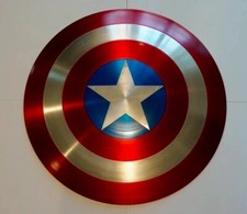 Captain America 22 Inches Shield Marvel Legends Avengers Alloy Metal Decor