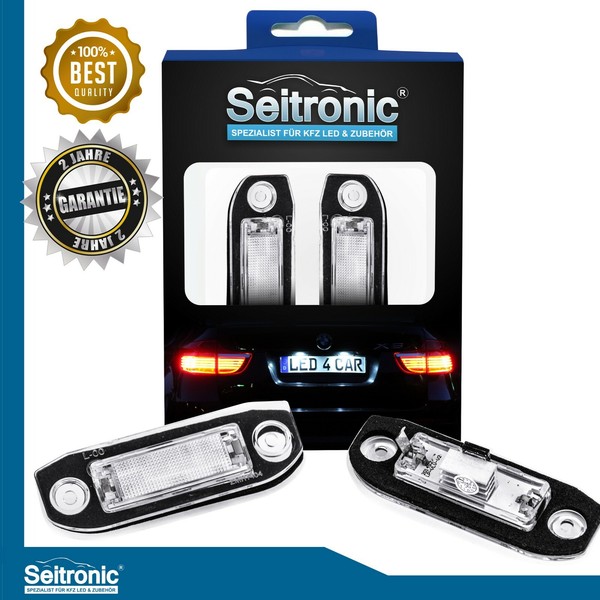 Led Kennzeichenbeleuchtung FüR Volvo S60 S80XC60 XC70 XC90 V70 Und C30 S40 V50-image