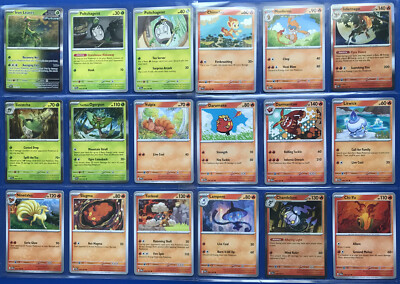 POKEMON TWILIGHT MASQUERADE x147 COMPLETE COMMON/UNCOMMON/HOLO RARE CARD  SET | eBay