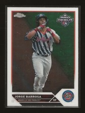 2023 Topps Pro Debut Chrome Jorge Barrosa Amarillo Sod Poodles (#PDC-21)