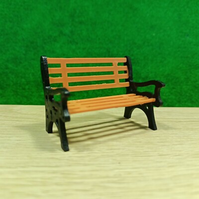 Ekstra Model 10 Pcs of G Scale 1:25 Park Chair Bench Settle - Colors Available