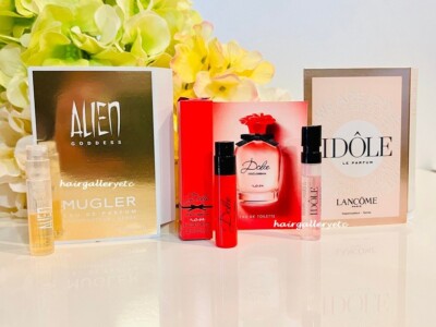 Perfume SPECIAL SAMPLER パフューム 3 Women Perfume Sampler Vial Spray Lancome Idole Mugler Alien