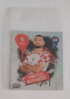 Bild Sticker Chrom Nr.CRO3 Mateo KOVACIC Kroatien Topps UEFA EURO 2024