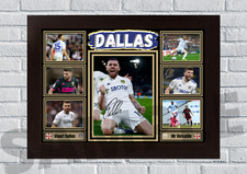 Stuart Dallas LUFC A4/A3 Print/Framed Leeds United Memorabilia/gift signed #136