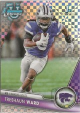 2023 Bowman Chrome University Treshaun Ward Xfractor SP RC Kansas State KSU