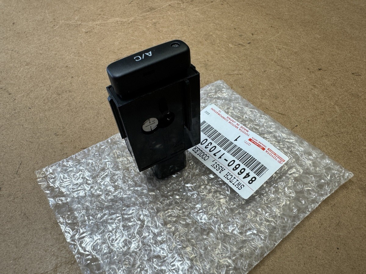 1991 -1995 Toyota Mr2 AC Switch Button Genuine OEM A/C SW20