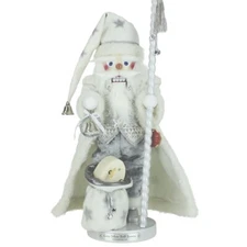 New in Box - Steinbach Cozy Silver Bell Santa Nutcracker - Limited Edition
