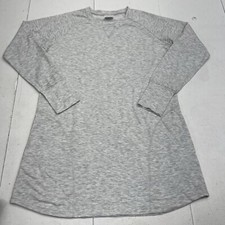 Crane Gray Thumbhole Long Sleeve Pocket Dress Women’s Size Large