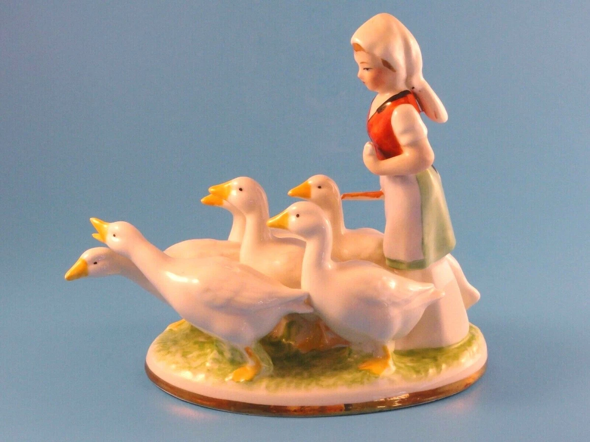 Girl with Geese Figurine Germany 4902