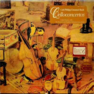 LP C.P.E. Bach Cello Concertos NEAR MINT Nederlandse Klassieke VakHandel
