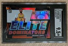 ANTHONY DAVIS 2019 Optic Elite Dominators #7 RED 3/99 SGC 9.5 Comp BGS Jersey #
