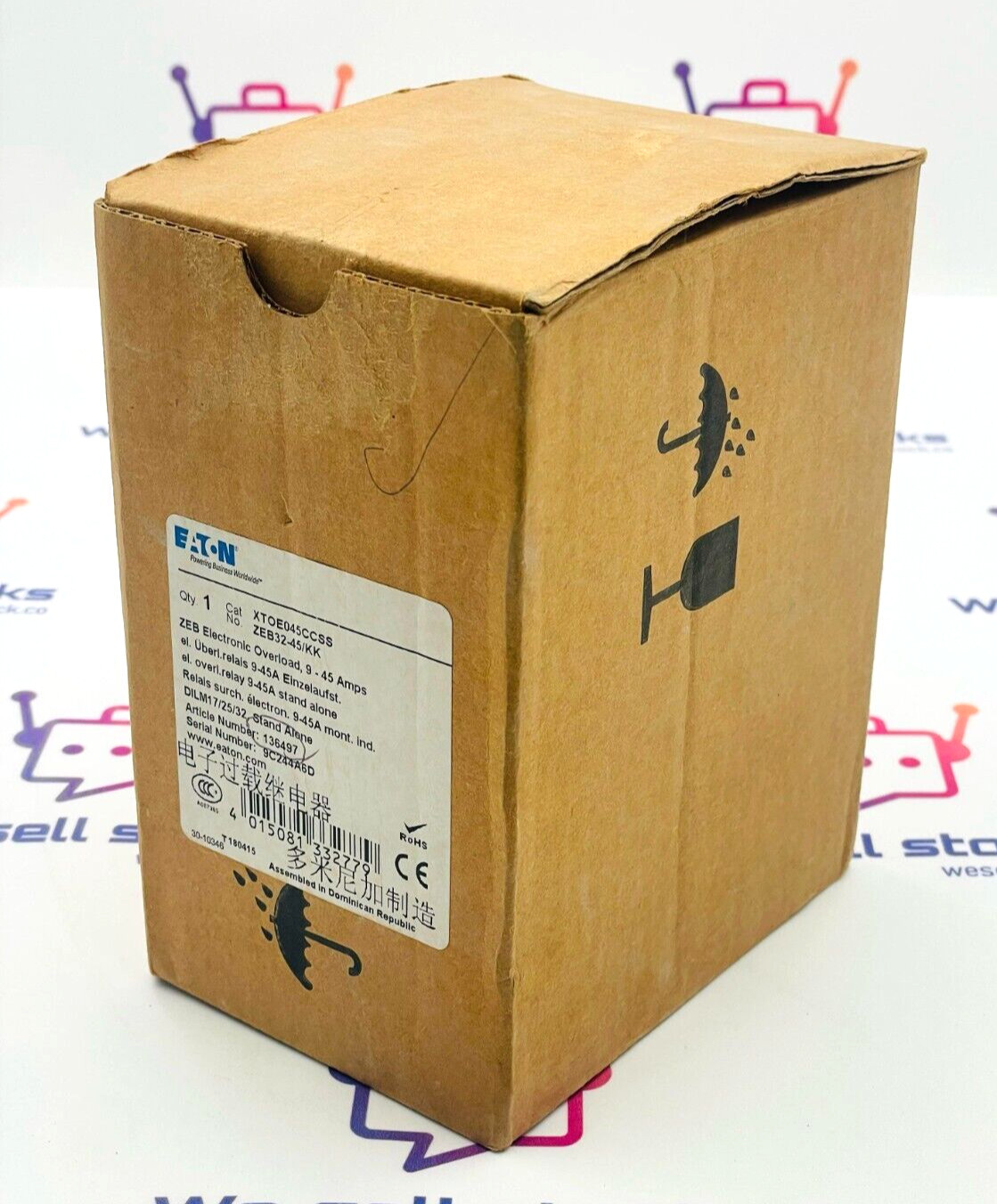 EATON ZEB32-45/KK Overload Relay XTOE045CCSS 136497