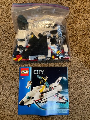 Pre Owned  Lego  City 3367.  Checked and complete?  Space Shuttle. With Manual.