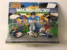 ACE Speed Racer Micro-Techs, “New Adventures Set #1” 1994, Vintage