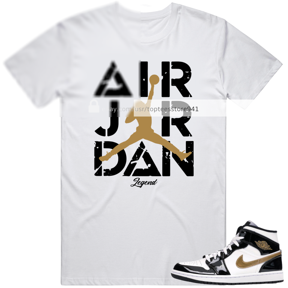 MJ(2) T-Shirt Match Jordan 1 Hand Crafted (Black) main image 1