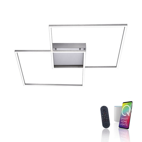 Led Deckenlampe Smart Home Fernbedienung Dimmbar Cct Warmweiß - Kaltweiß Hell-image