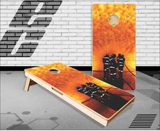 Fire Fighter Cornhole Boards Bean Bag Toss Game