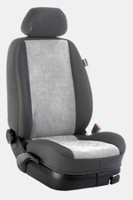 Tesla Model 3 Maß Sitzbezüge KOMPLETTSET Schonbezüge: Alcantra/grau/anthra