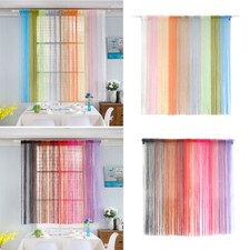 String Curtains Patio Net Fringe for Door Fly Screen Window Divider Cut To Size,